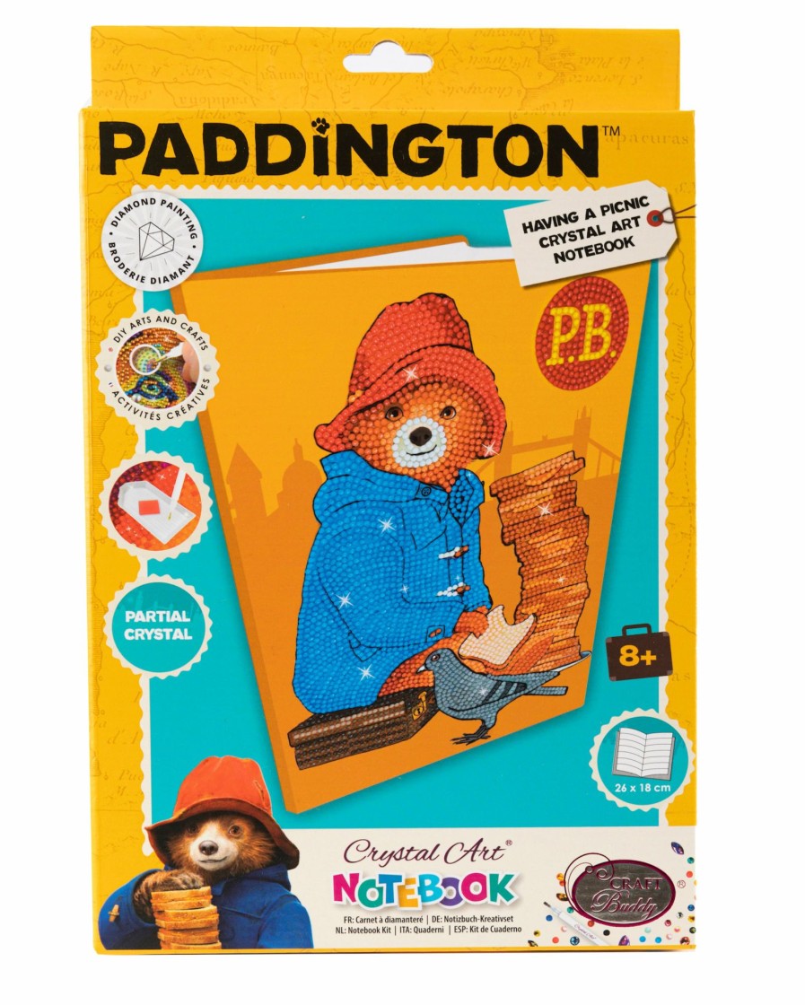 Homeware & Stationery Paddington | Having A Picnic Crystal Art Notebook