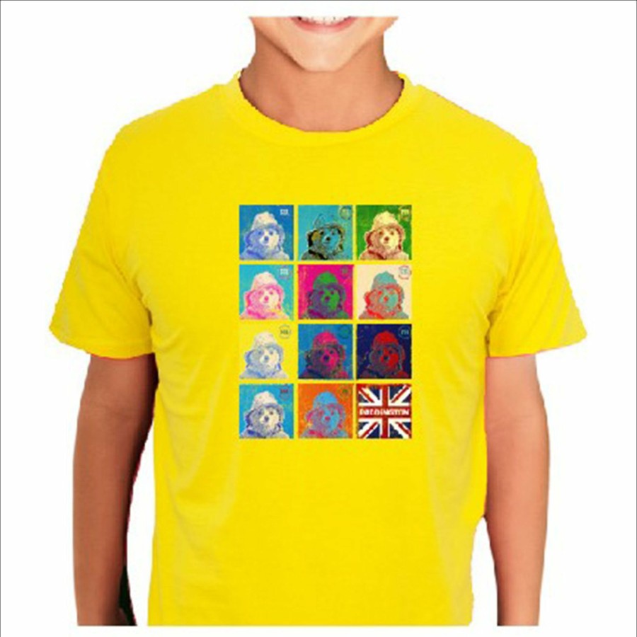 Clothing Paddington | Paddington Kids T-Shirt (Square) Yellow