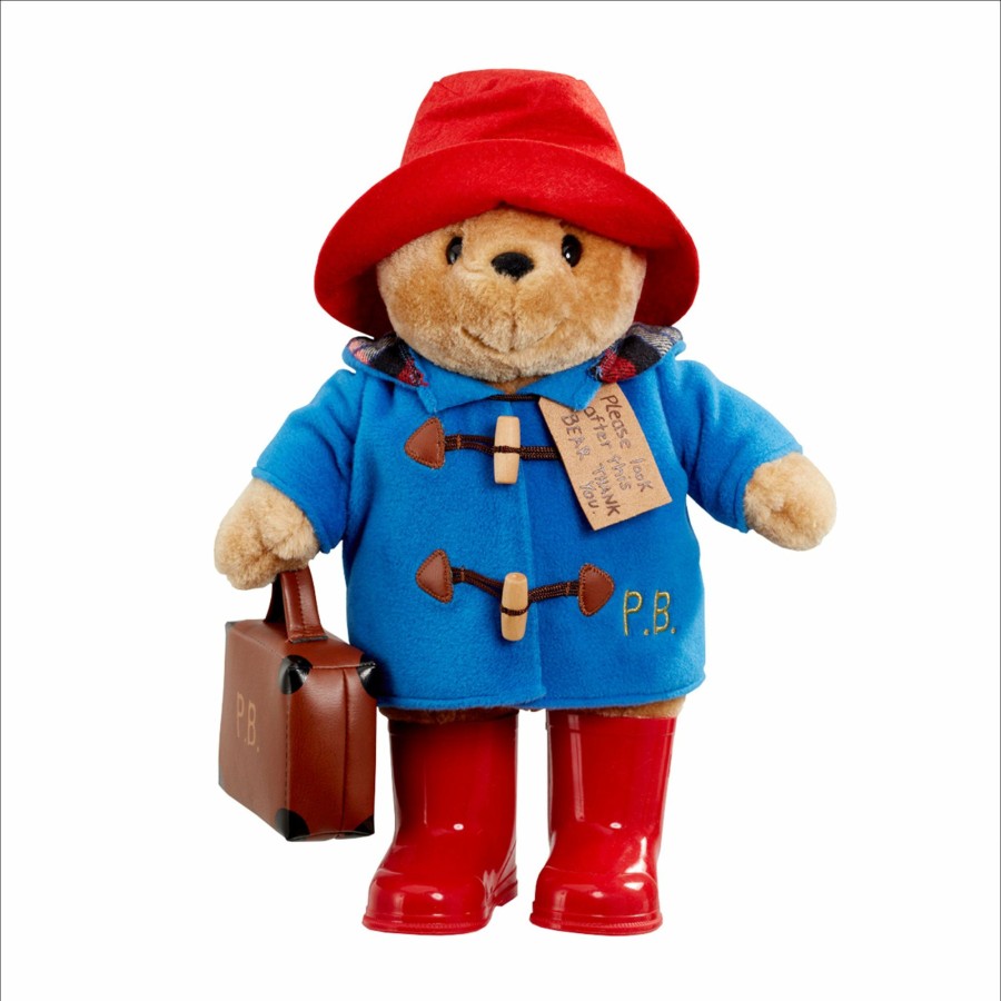 Soft Plush Toys Paddington | Large Classic Paddington With Boots & Suitcase