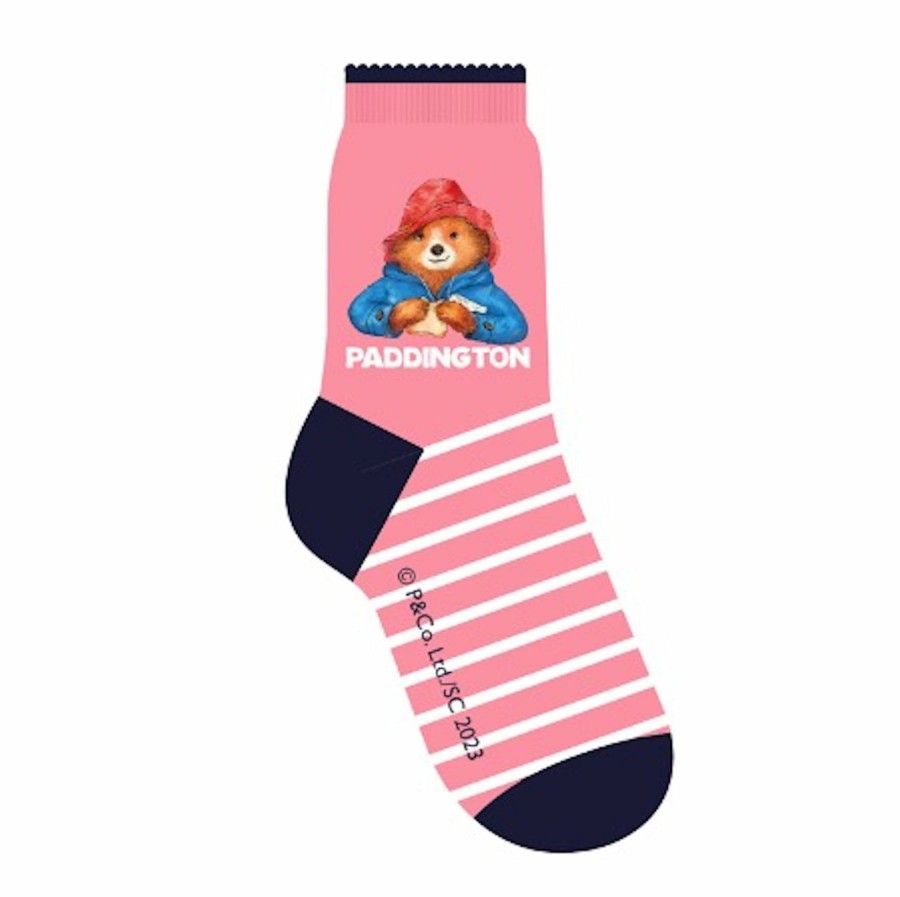 Clothing Paddington | Paddington Marmalade Children'S Socks (Pink)