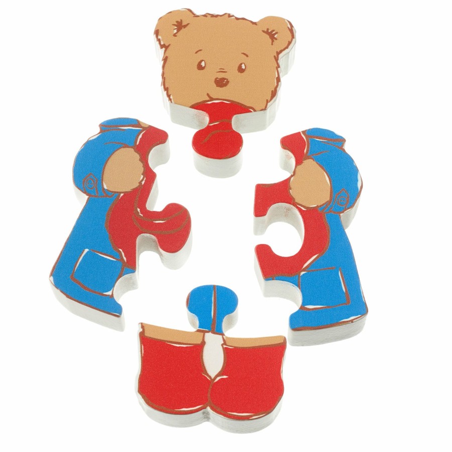 Toys & Games Paddington | Paddington Wooden Mini-Puzzle (Holding Hat)